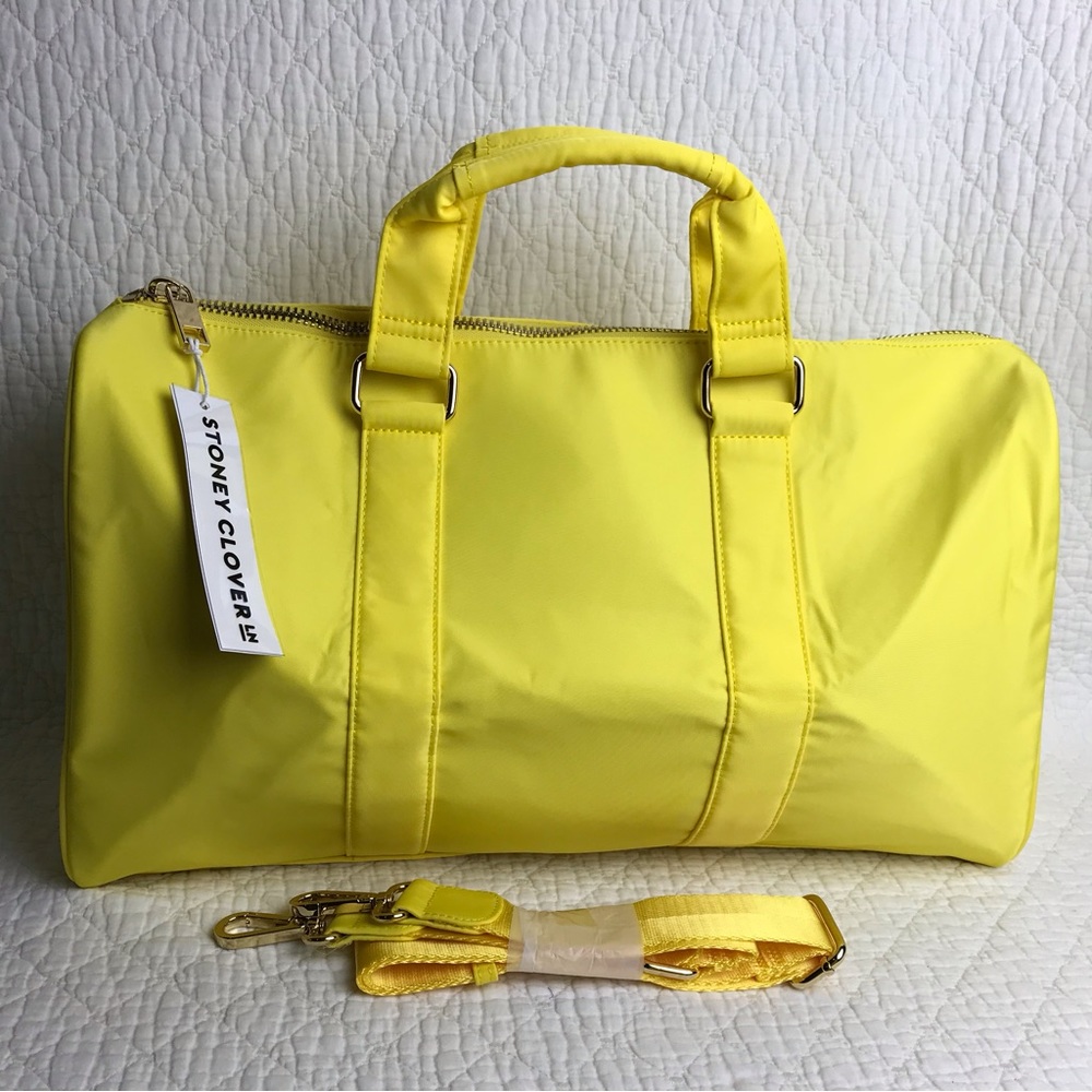 Stoney Clover Lane Mini Duffle Bag Lemon Color SCL-NMDB-012 NWT